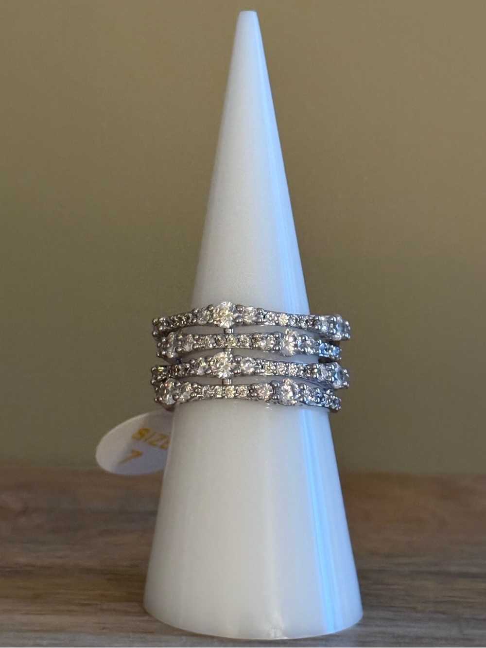 Bomb Party OG Ring “Where Silence Glittered” Size 7. Brand New!
